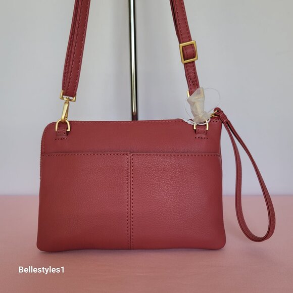 HAMMITT NASH Small Pebbled Leather Crossbody - Rouge Pink color π$175. - Picture 8 of 16